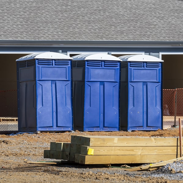 how do you ensure the porta potties are secure and safe from vandalism during an event in Fostoria